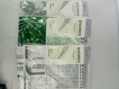 Shower Curtain 180x180CM  6 Design ($2.15/unit) (60units/order)