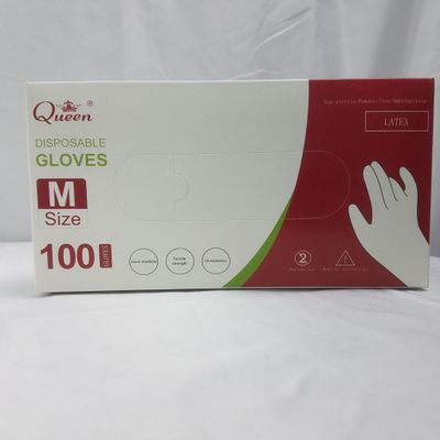 QUEEN LATAX GLOVES 100PSC MEDIUM (10)