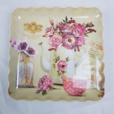 Melamin Square Plate (8.5" * 8.5") ($0.82/unit) (24units/order)