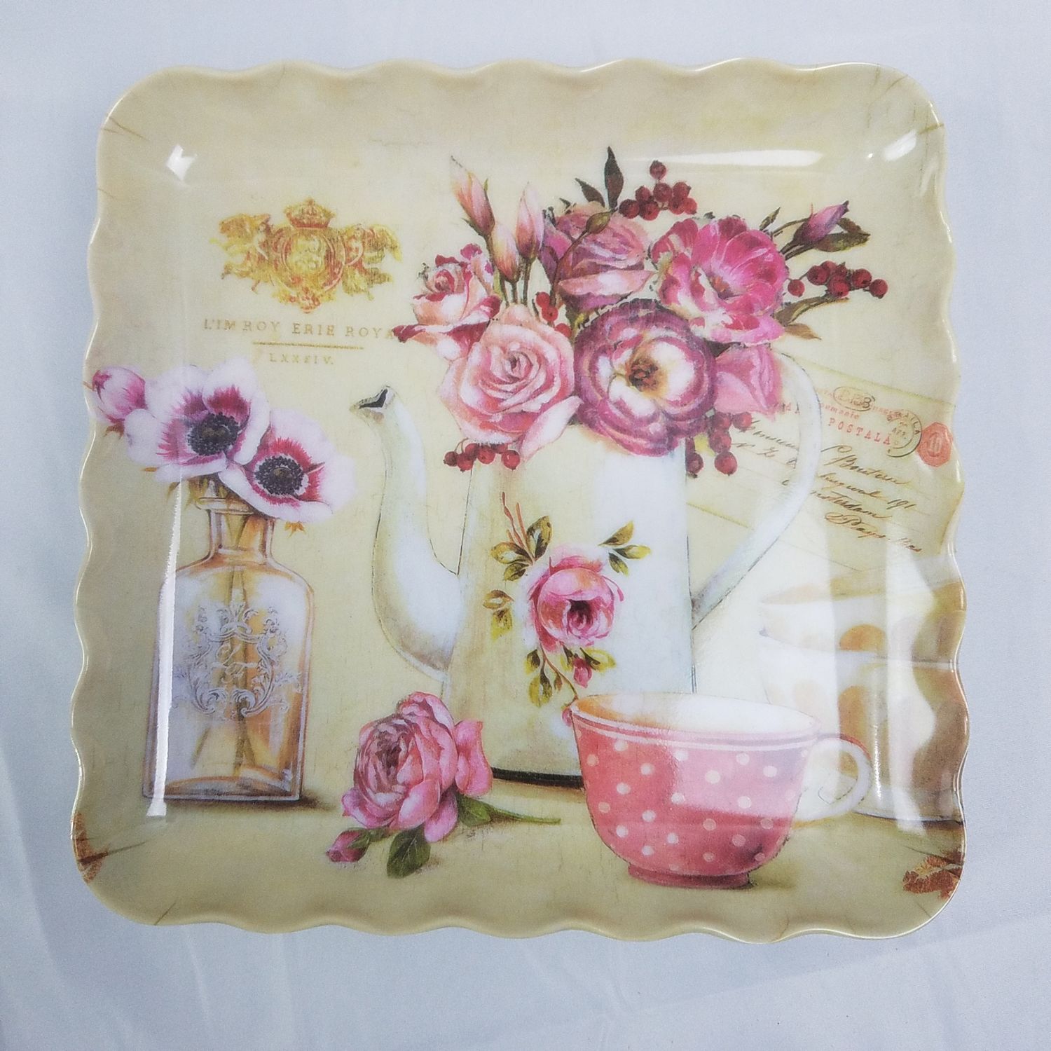 Melamin Square Plate (8.5" * 8.5") ($0.82/unit) (24units/order)