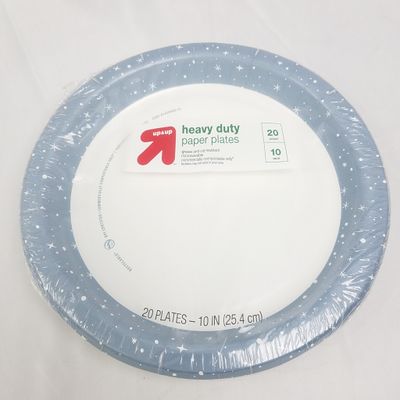 20 pc Heavy Duty Paper Plates (10") ($1.75/unit) (24units/order)