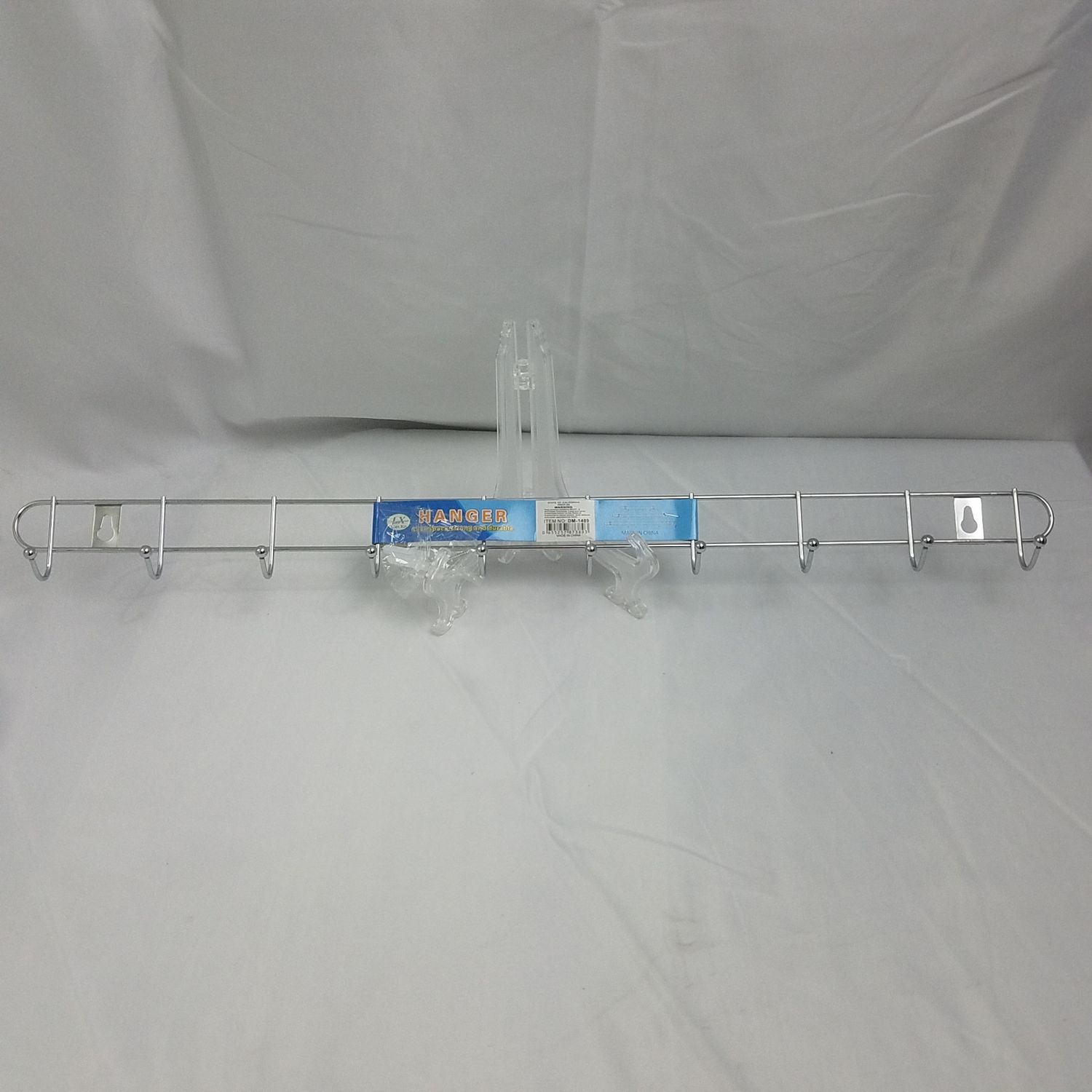 Metal Wall 10 Hook (L) ($0.65/unit) (36units/order)