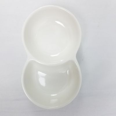 Melamine Divided Plate Wht ($0.60/unit) (24units/order)