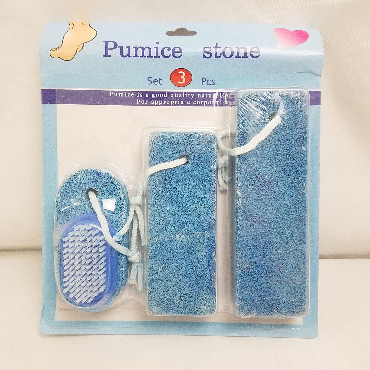 3 pc Pumice Stone ($0.85/unit) (36units/order)