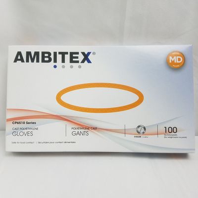 100 pc Polyethylene Gloves (M) ($0.30/unit) (30units/order)