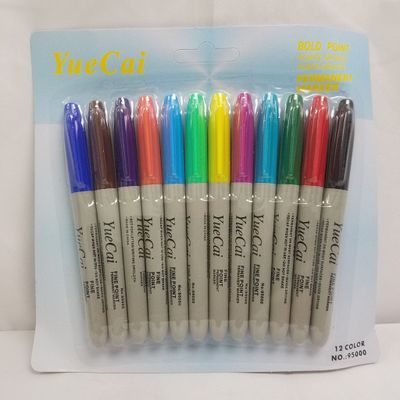 12 pc Fine Point Permanent  Marker ($1.10/unit) (24units/order)