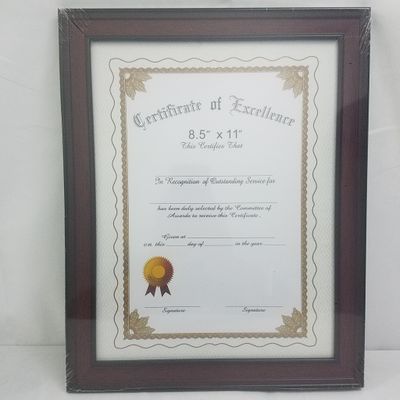 Certificate Frame (8.5x11") Brown  ($1.29/unit) (24units/order)