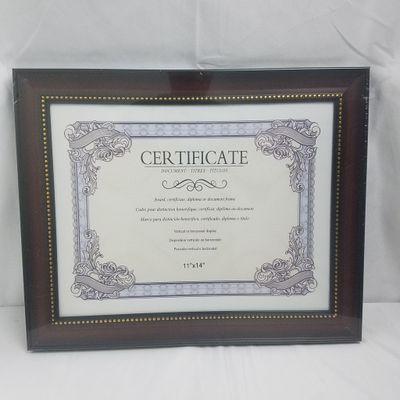 Certificate Frame  ( 11" x 14" )   Brown  ($2.49/unit) (24units/order)