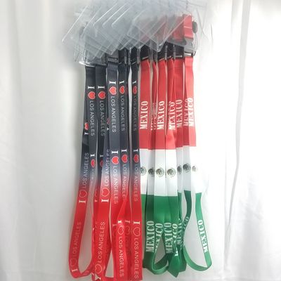 Lanyard keychain ID Holder LA &amp; Mexico design ($0. 59/unit)  (12units/order)