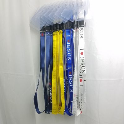 I Love Jesus  Landyard  W/ Card Id Badge Holder 12pack ($.59/unit) (12units/order)