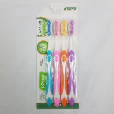 4 pc Toothbrush ($0.85/unit) (24units/order)