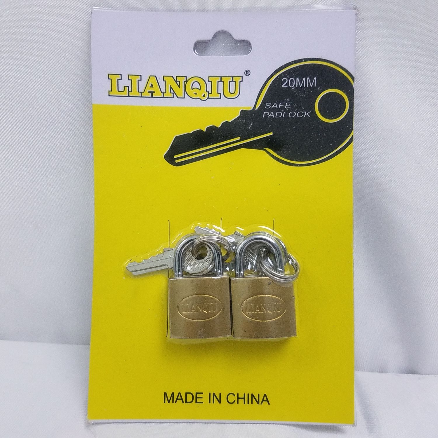 2 pc Locks 20mm ($0.85/unit) (40units/order)