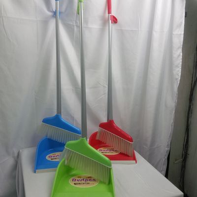 Broom &amp; dust pan set ($2.15/unit)  (24unit/order)
