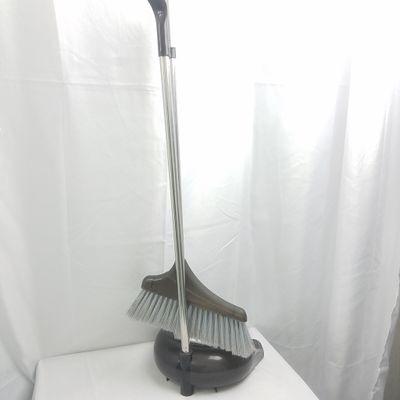 Heavy clear broom &amp; dust set Black ($3.25) (24pcunit/order) 