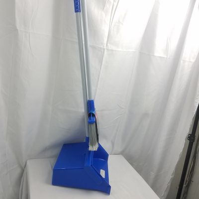 Heavy Duty Dustpan &amp; broomset Blue ($7.50/unit) (12unit/order) 