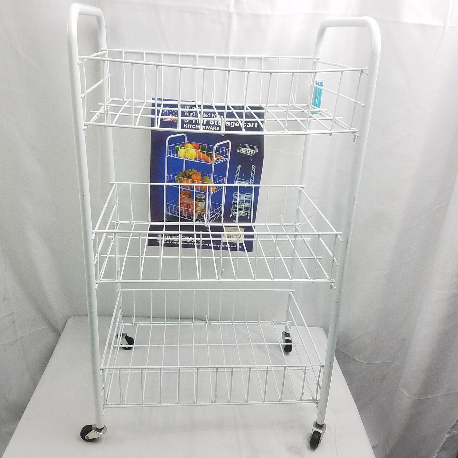 3 Tier Storage Cart ($6.99/unit) (12units/order)