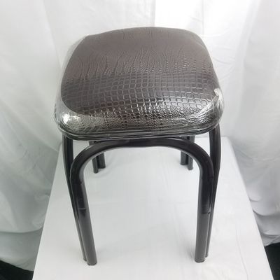 Metal Stool w/4 Legs Brown  ($9.00/unit)  (12unit/order)