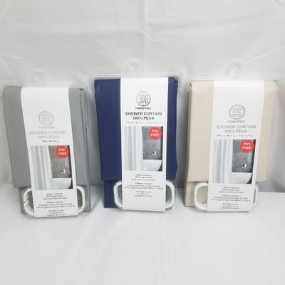 Shower Curtain 100% Peva Asst Clr ($2.75/unit)(48units/order)