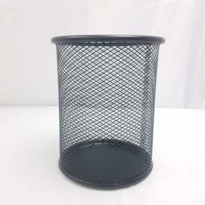 Pencil Holder Cup Black Wire Mesh ($0.95/unit) (48units/order)