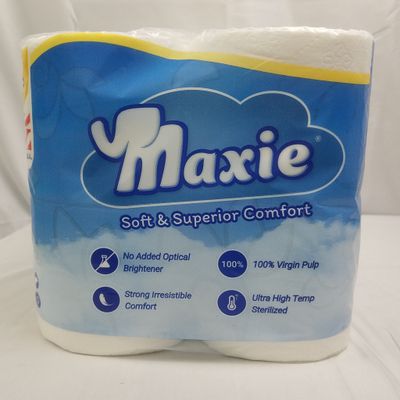 12 Rolls 450 Sheet Maxie Soft &amp; Superior Comfort 2 Ply Tissue ($5.40/unit) (48units/order)