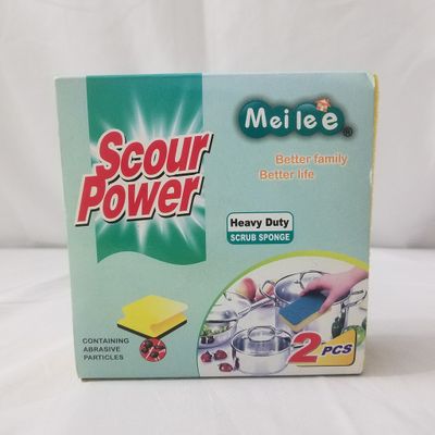 2 pc Heavy Duty Scrub Sponge ($0.89/unit) (24units/order)