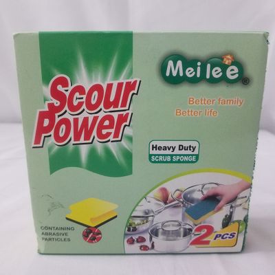 2 pc Heavy Duty Scrub Sponge ($0.89/unit) (24units/order)