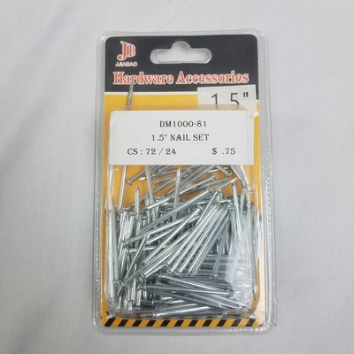 72 pc Metal Nail Set (1.5”) ($0.75/unit) (24units/order)