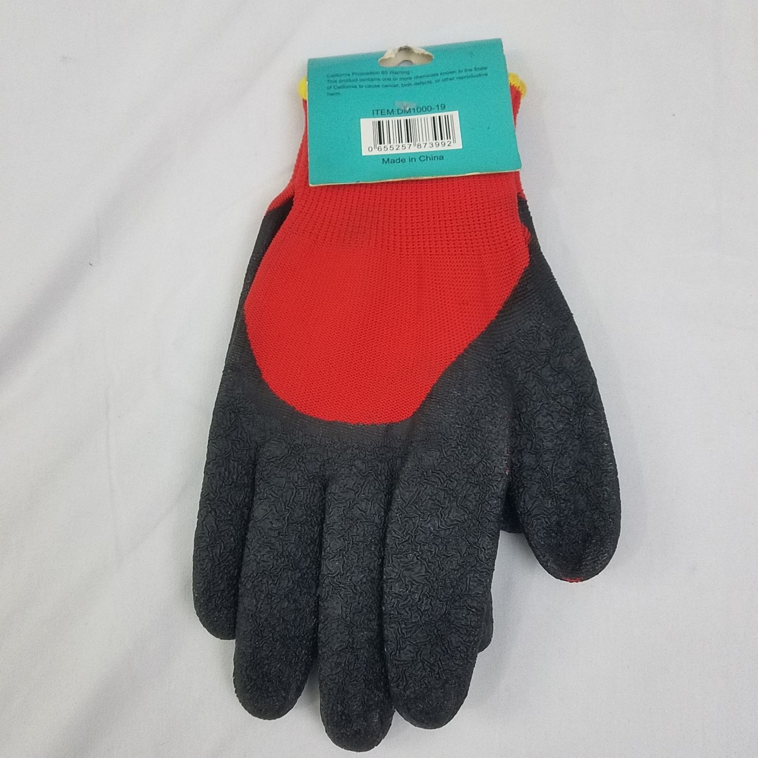 Working Glove / Blk &amp; Red ($0.69/unit) (24units/order)