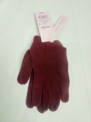 Winter Glove One Size Burgundy ($0.55/unit) (24units/order)