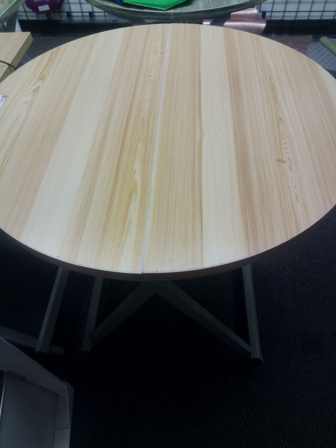 Round Wooden Table  ($17.00/unit) (2units/order)