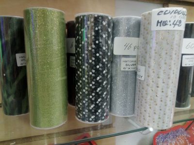 Tulle Roll 6"X10 Yard  (13colors) ($1.00/unit) (48units/order)