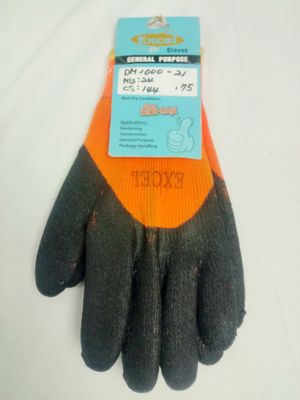 Working Glove-Orange &amp; Black ($0.75/unit) (24units/order)