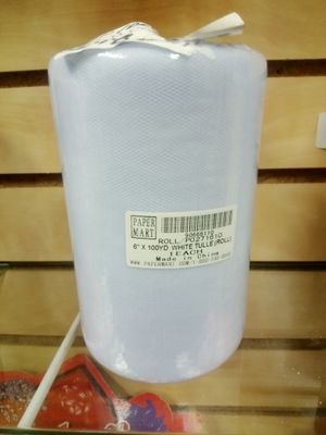 Tulle Roll 2 Color 6'x100 Y L-Purple (12) &amp; 18cm X5  ($2.00/unit) (18units/order)