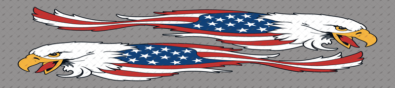 EagleFlag Stripe Decal