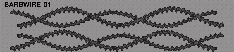 Pinstripe - Barbwire 01