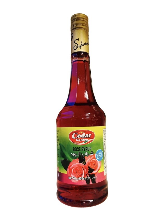 Cedar Garden Rose Syrup 12x600ml