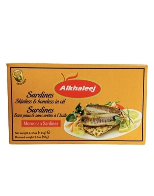 Alkhaleej Skinless &amp; Boneless Sardines In Oil 50x125g
