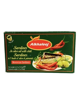 Alkhaleej Sardines In Olive Oil &amp; Chili Pepper 50x125g
