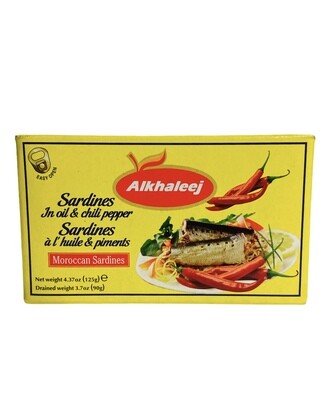 Alkhaleej Sardines In Oil &amp; Chilli Pepper 50x125g