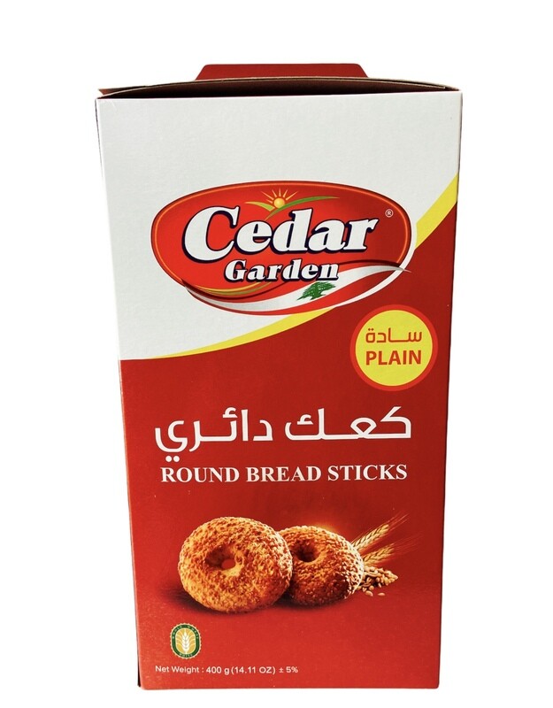 Cedar Garden Round Plain Bread Sticks 12x400g