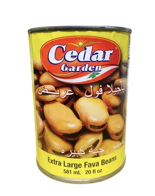 Cedar Garden Extra-Large Fava Beans 24x19oz