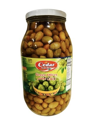 Cedar Garden Green Olives 4x3200g