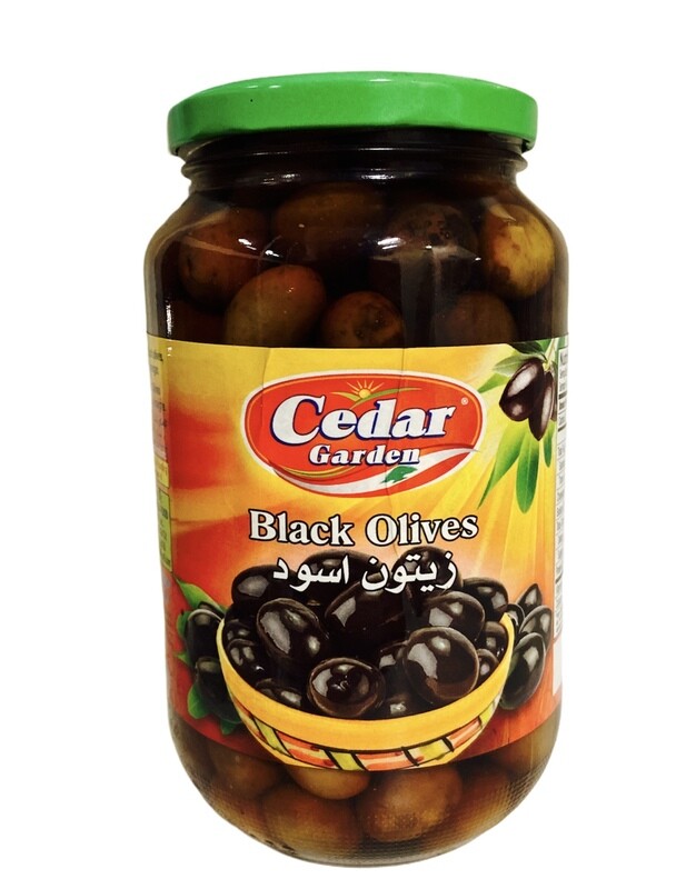Cedar Garden Black Olives 12x900g