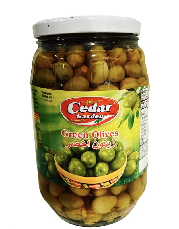 Cedar Garden Green Olives 6x1700g