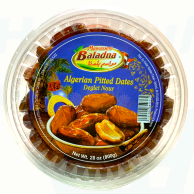 Mawassem Pitted Deglet Nour Dates 12x24oz