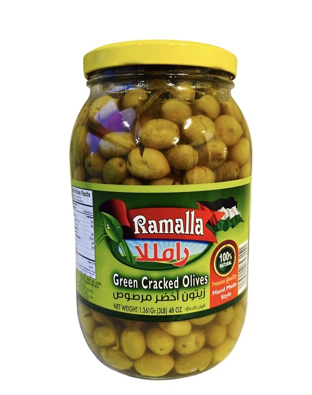Ramallah Green Olives 6x1360g
