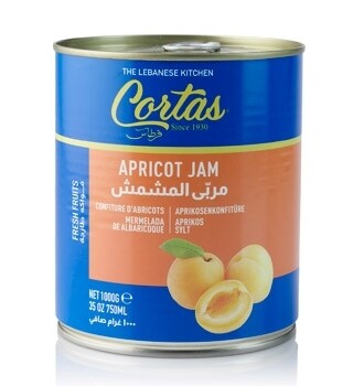 Cortas Apricot Jam In Can