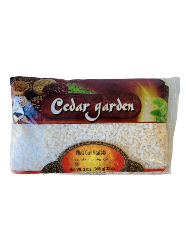 Cedar Garden White Corn Meal #40 12x2lb