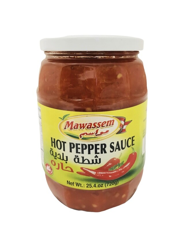 Mawassem Hot Pepper Sauce 12x720g