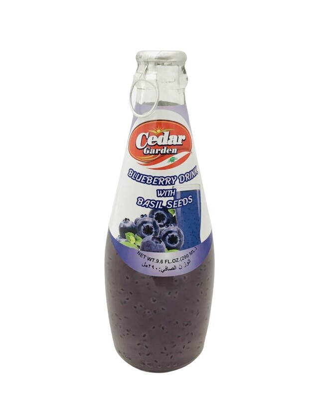 Cedar Garden Blueberry Drink With Basil Seeds 12x250ml